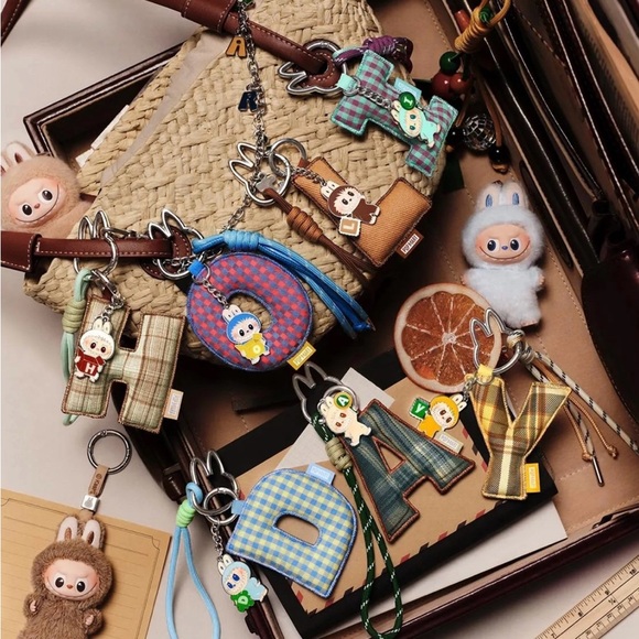 Pop Mart The Monsters Labubu Pin for Love Series Letter Pendant  & - Picture 3 of 15